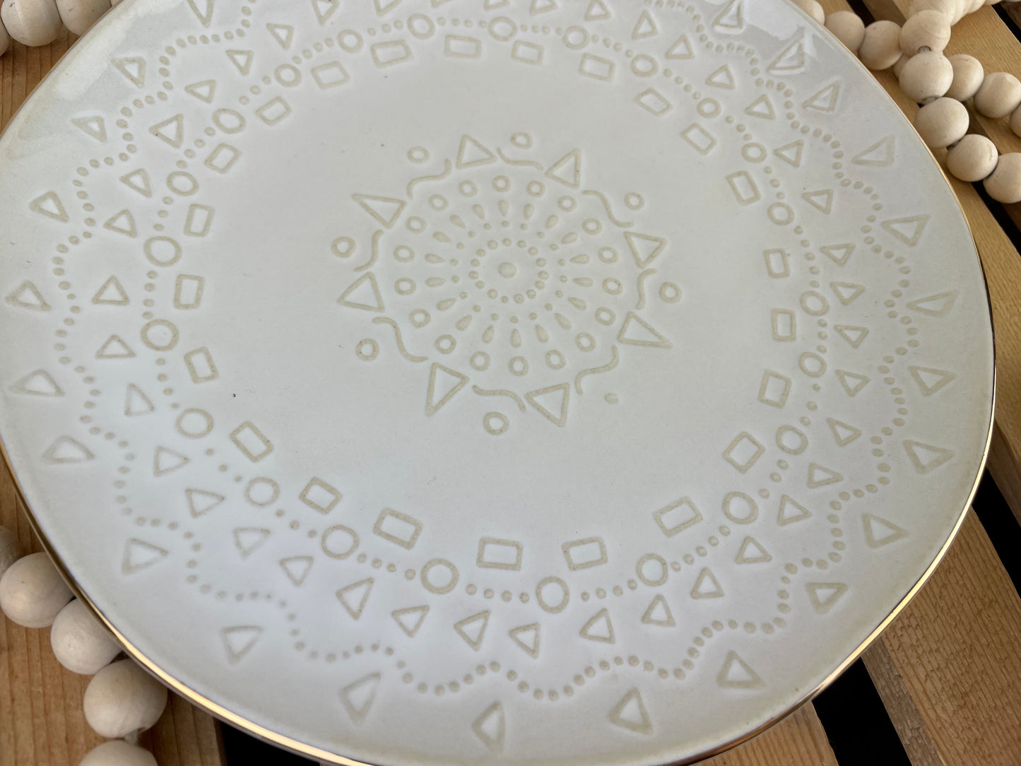 Ceramic Boho Trinket Plate