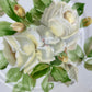 Vintage Bavaria Porcelain Plate with White Roses