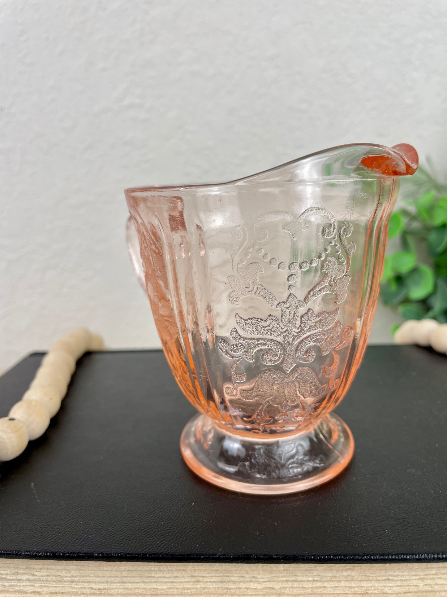 Vintage 1930’s Pink Depression Glass Creamer