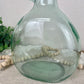 Vintage Blue/Green Wine Bottle with Handle