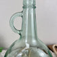 Vintage Blue/Green Wine Bottle with Handle