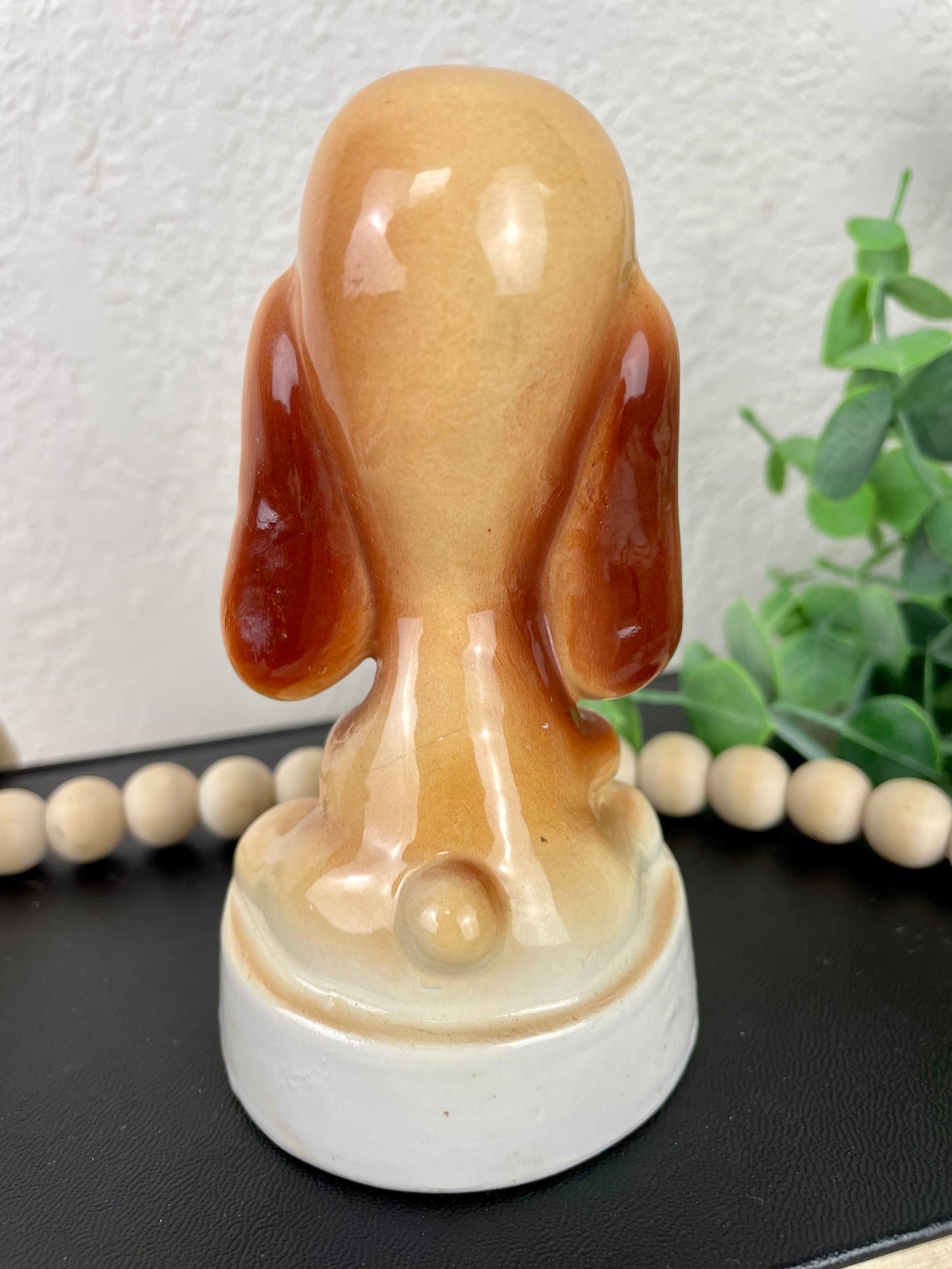 Vintage Norleans Basset Hound Ceramic Figurine