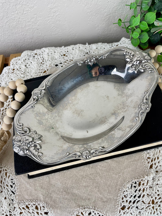 Vintage Silver Trinket Tray