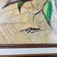 Vintage Framed Bird Painting