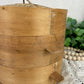 Vintage Bamboo Tiered Steamer Basket