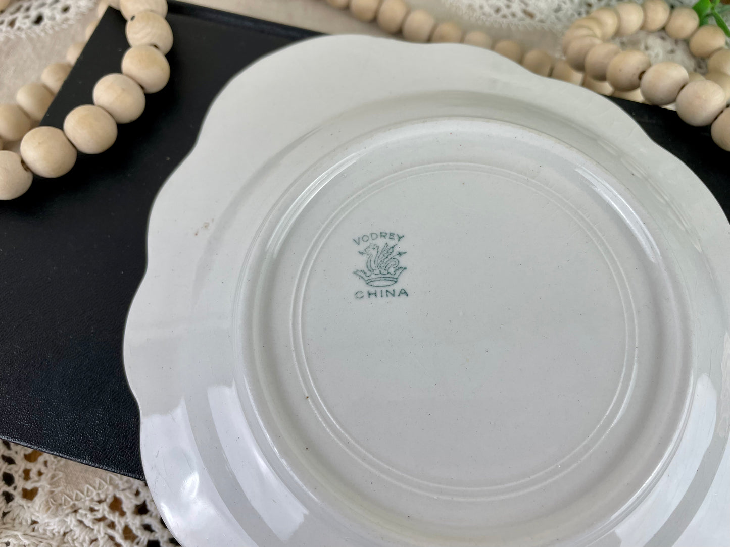 Vintage Vodrey China Porcelain Plate