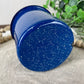 Vintage Speckled Blue Enamel Cup