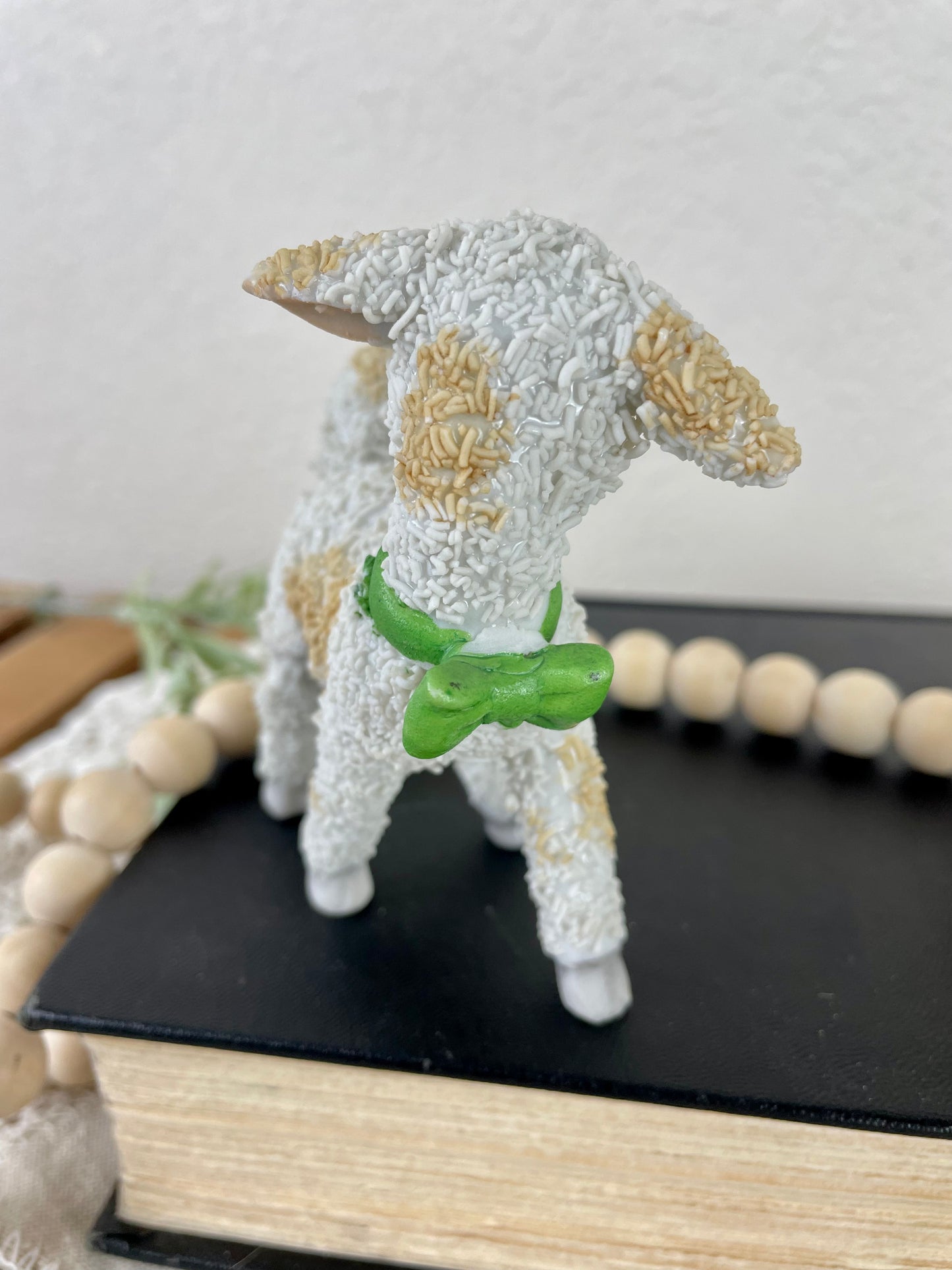 Vintage Japanese Textured Lamb Figurine