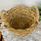 Vintage Chunky Planter Basket with Handles