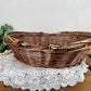 Vintage Oval Basket with Movable Handles