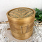 Vintage Bamboo Tiered Steamer Basket