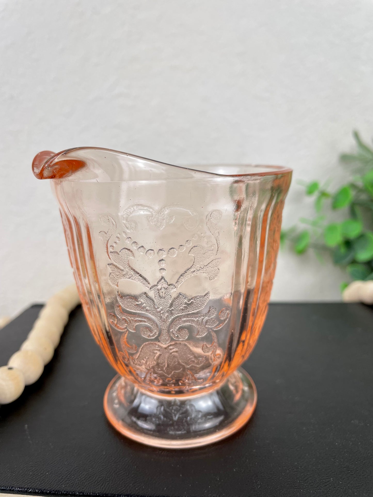 Vintage 1930’s Pink Depression Glass Creamer