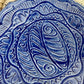 Vintage Handmade Blue Pottery Dish