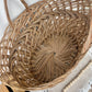 Large Vintage Woven Basket with Handle