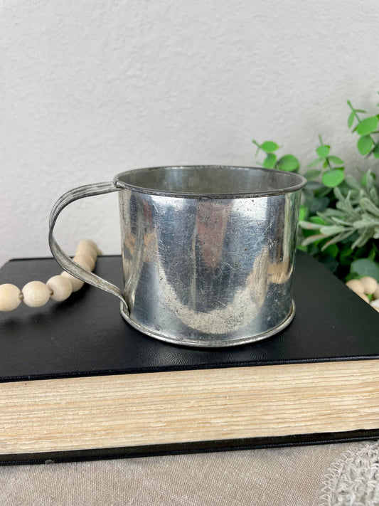 Vintage Aluminum Cup with Handle