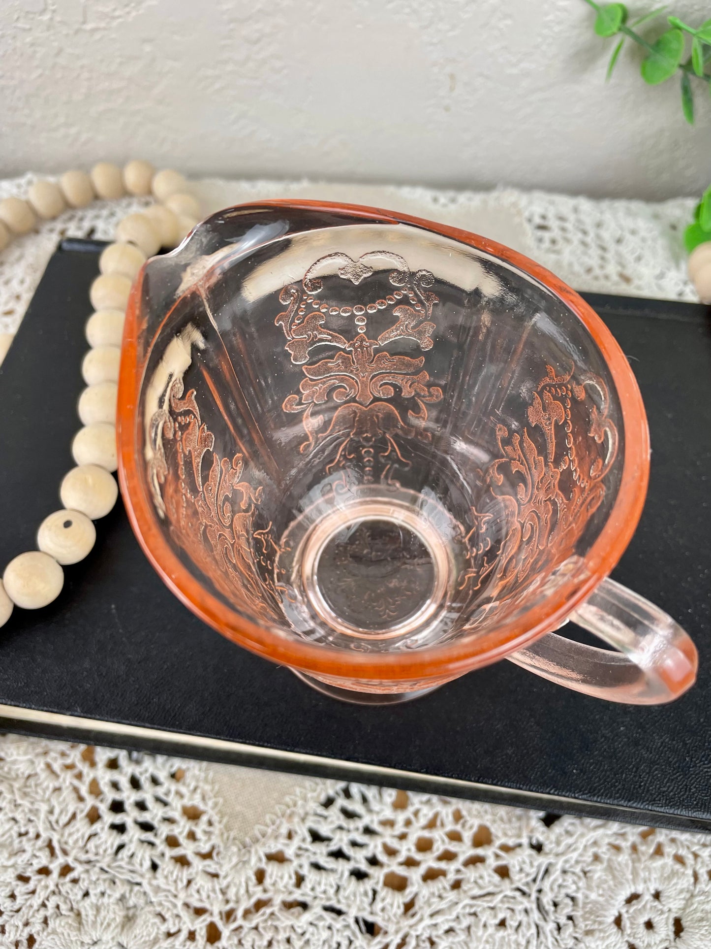 Vintage 1930’s Pink Depression Glass Creamer