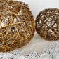 Decorative Wicker Ball Set