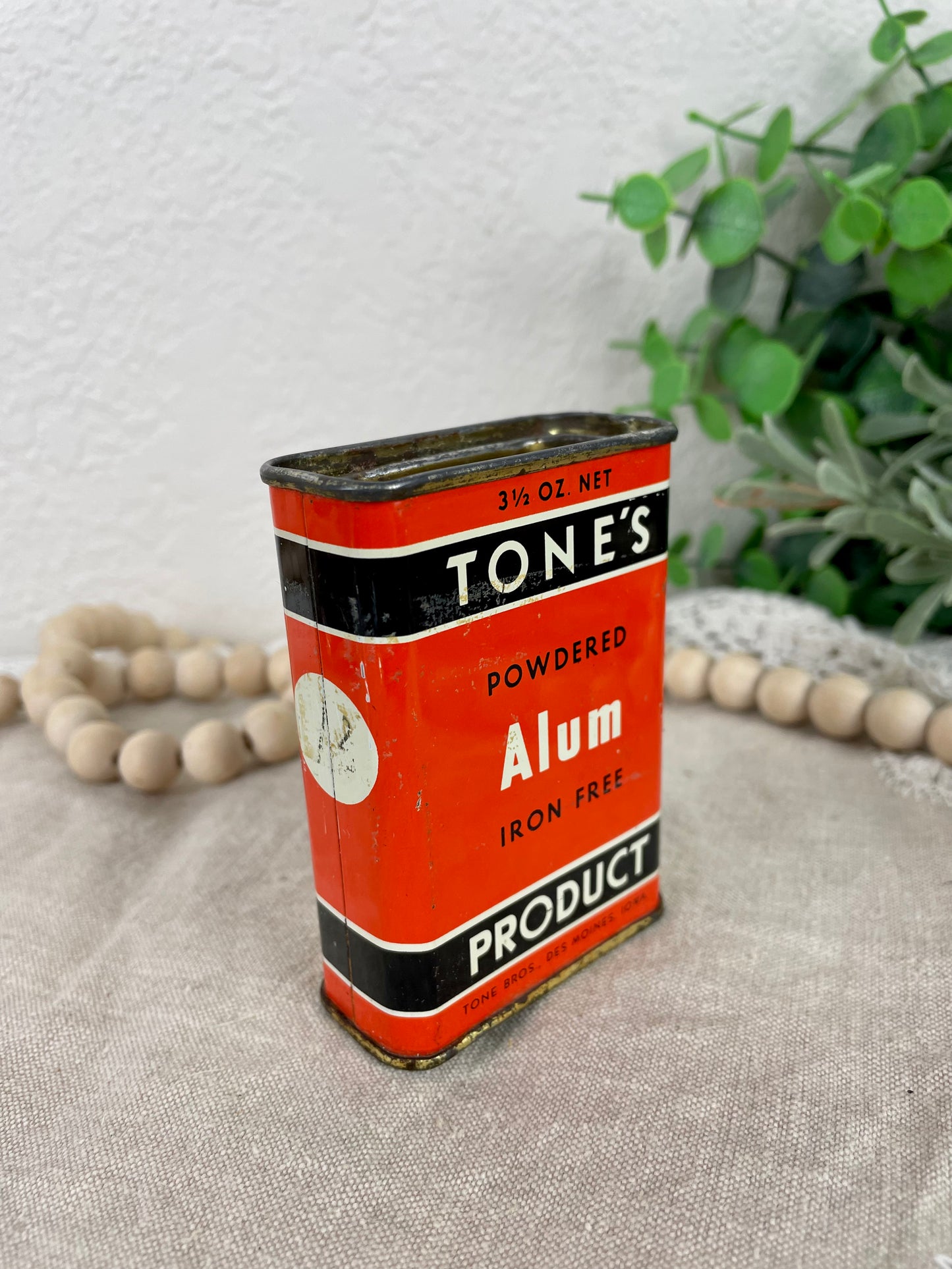 Vintage Tone’s Spice Tin- Alum