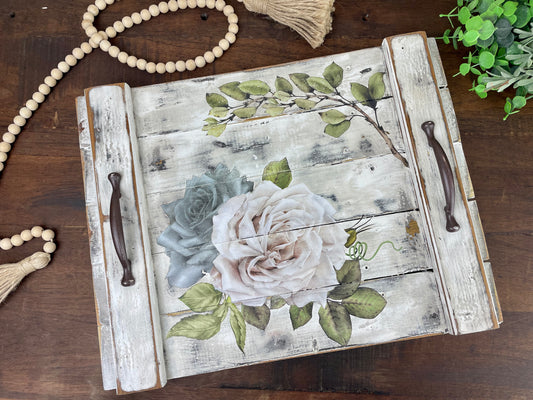 Handmade Reclaimed Wood Decorative Tray