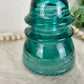 Vintage Blue Hemingray 42 Glass Insulator