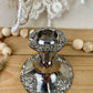 Vintage Baroque Godinger Silver Candle Holder