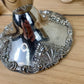 Vintage Baroque Godinger Silver Candle Holder