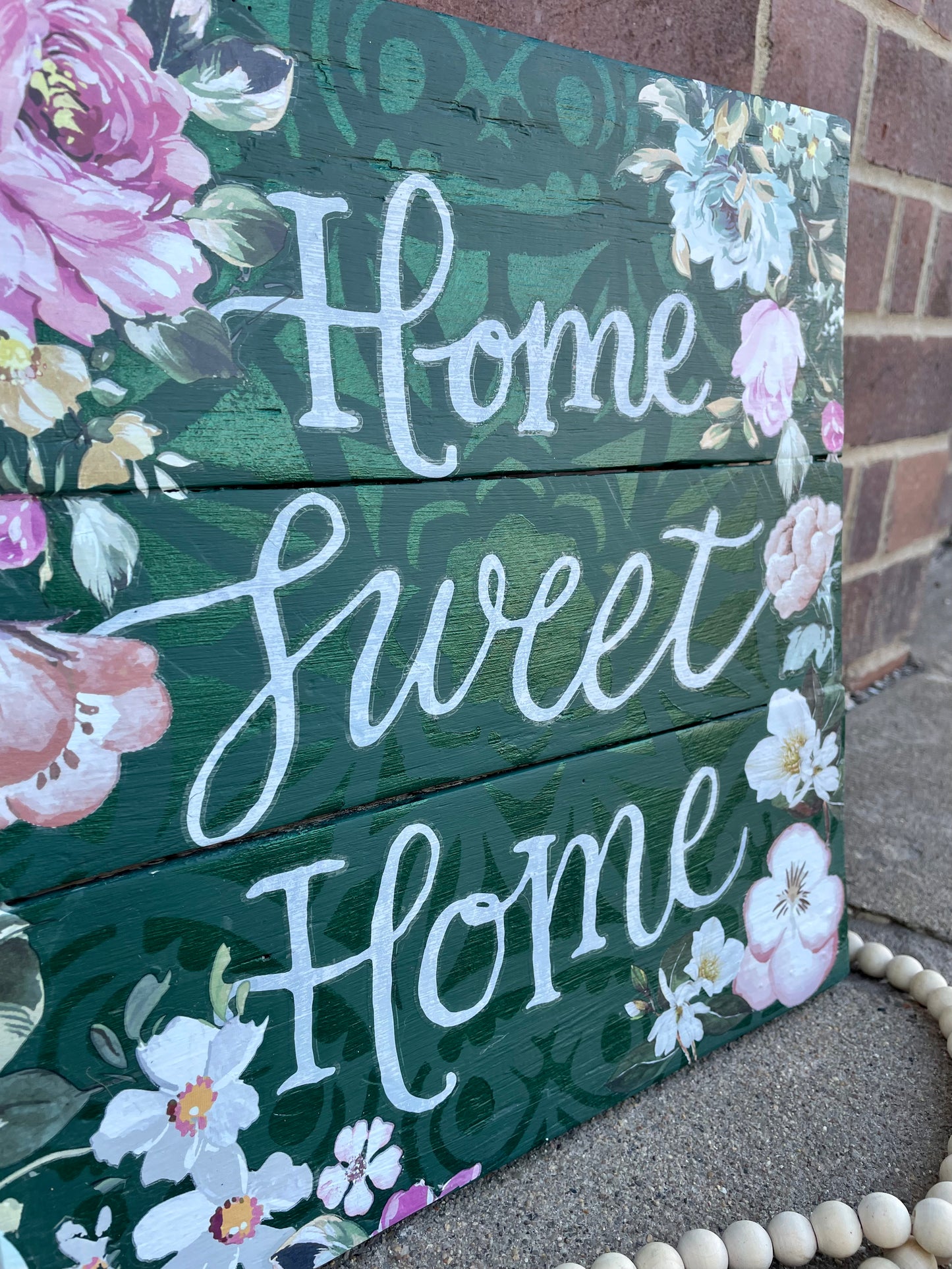 Handmade Reclaimed Wood Home Sweet Home Sign