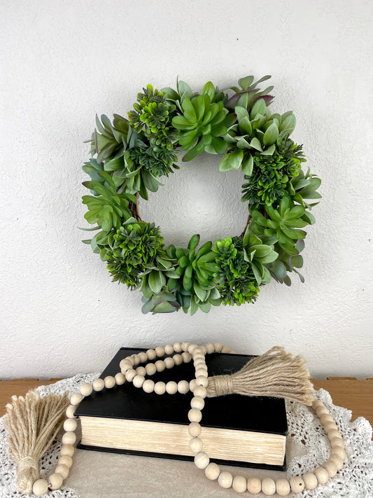 Mini Succulent Wreath