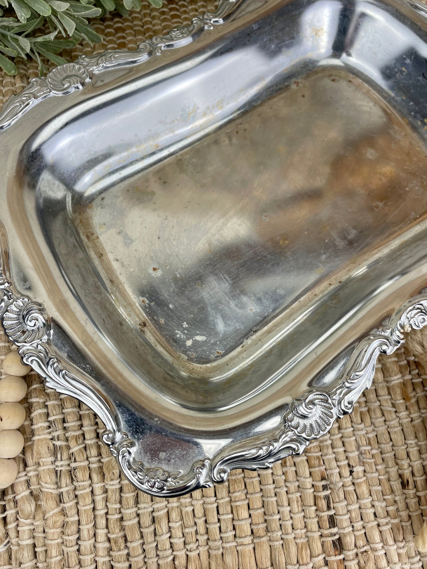 Vintage Shelton Ware Silver Serving Platter