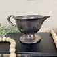 Vintage Tarnished Silver Creamer