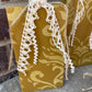 Handmade Reclaimed Wood Mustard Yellow Pumpkin Set
