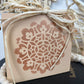 Handmade Reclaimed Wood Peach Boho Pumpkin
