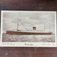 Set of 3 Vintage Ship Postcards