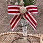 Handmade Upcycled Bed Spring Christmas Floral Arrangement- B