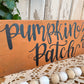 Handmade Reclaimed Barn Wood “Pumpkin Patch” Sign