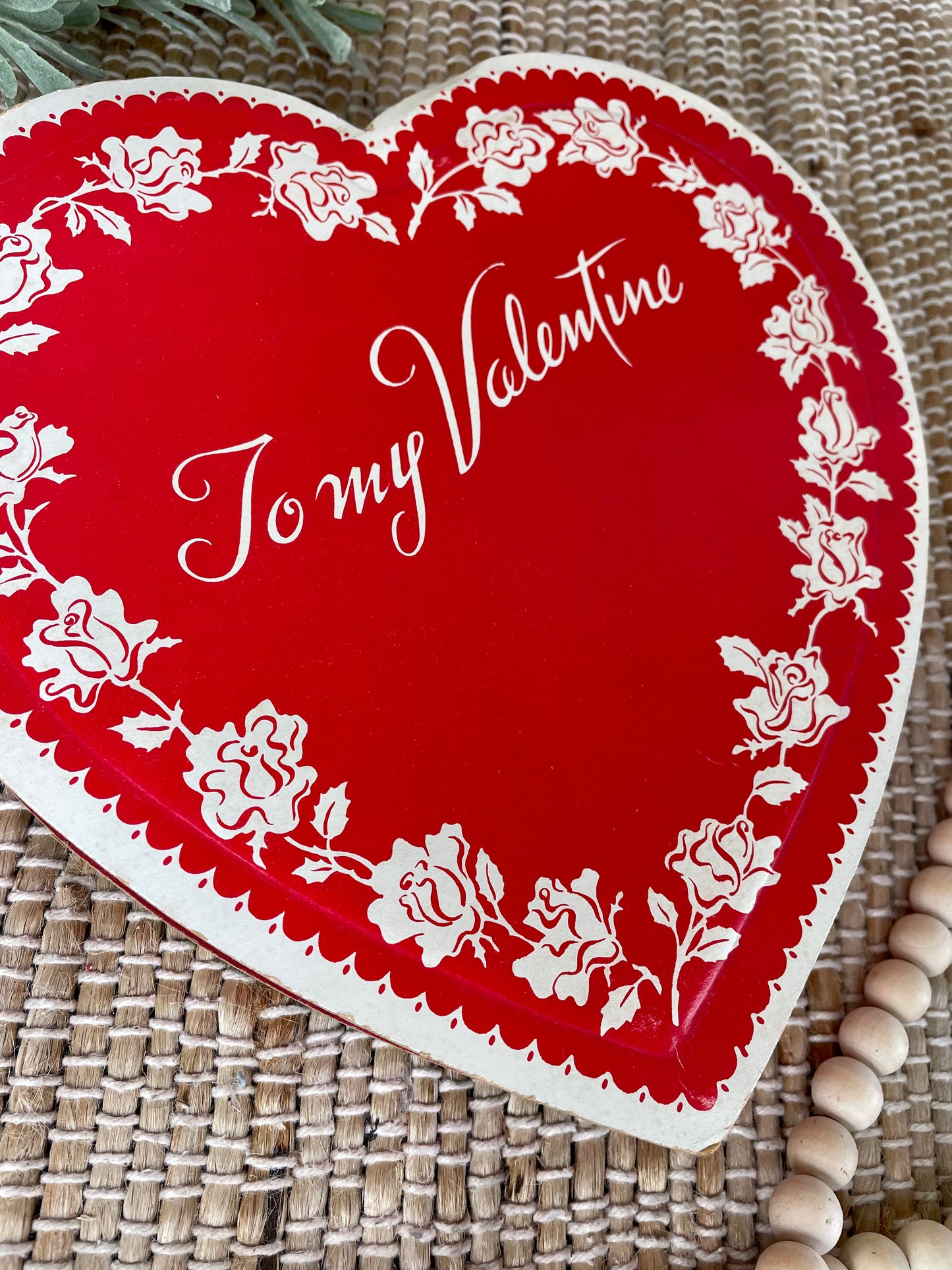 To My Valentine Vintage Candy Box
