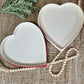 Vintage Valentine Candy Box with White Rose