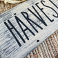 Handmade Harvest Reclaimed Wood Shelf Sign