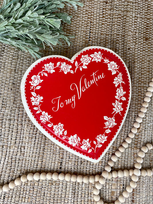 To My Valentine Vintage Candy Box