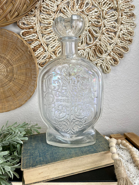 Vintage Schenley Liquor Decanter Bottle