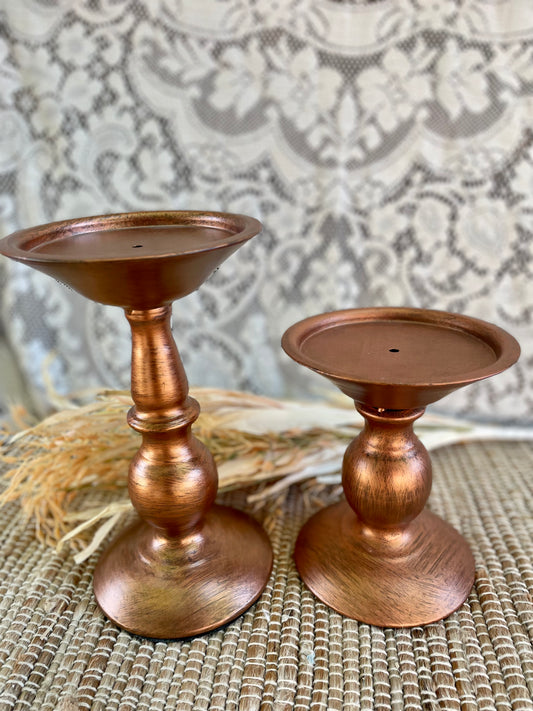 Metal Candle Holder Set