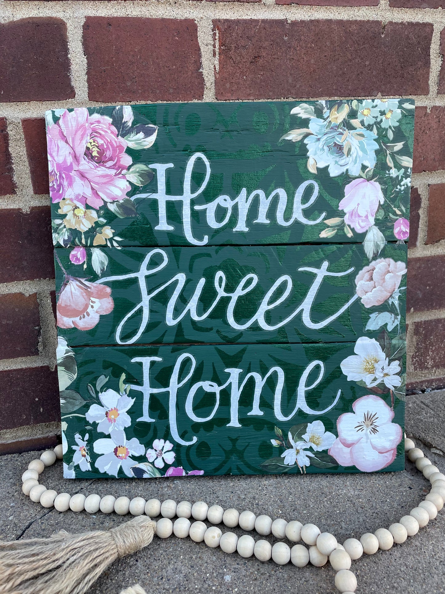Handmade Reclaimed Wood Home Sweet Home Sign