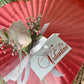 Vintage Valentine Candy Box with White Rose