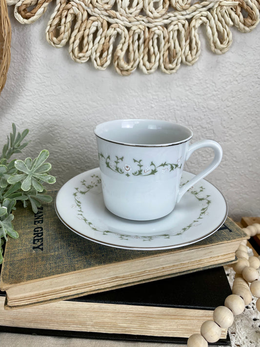 Vintage Sheffield Teacup & Saucer Set