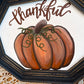 Handmade Upcycled “Thankful” Sign