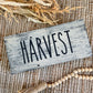 Handmade Harvest Reclaimed Wood Shelf Sign