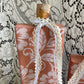 Handmade Reclaimed Wood Light Orange & White Pumpkin Set