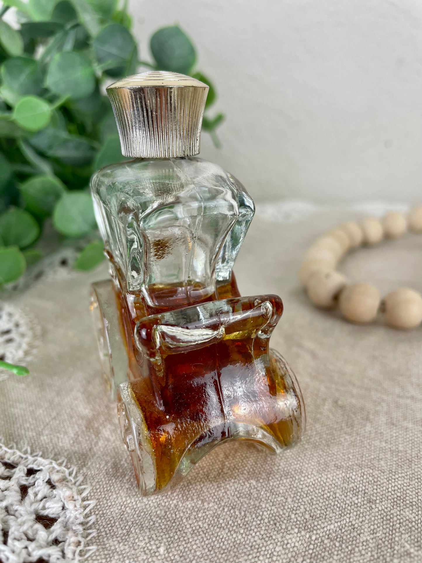 Vintage Carriage Buggy Cologne Bottle