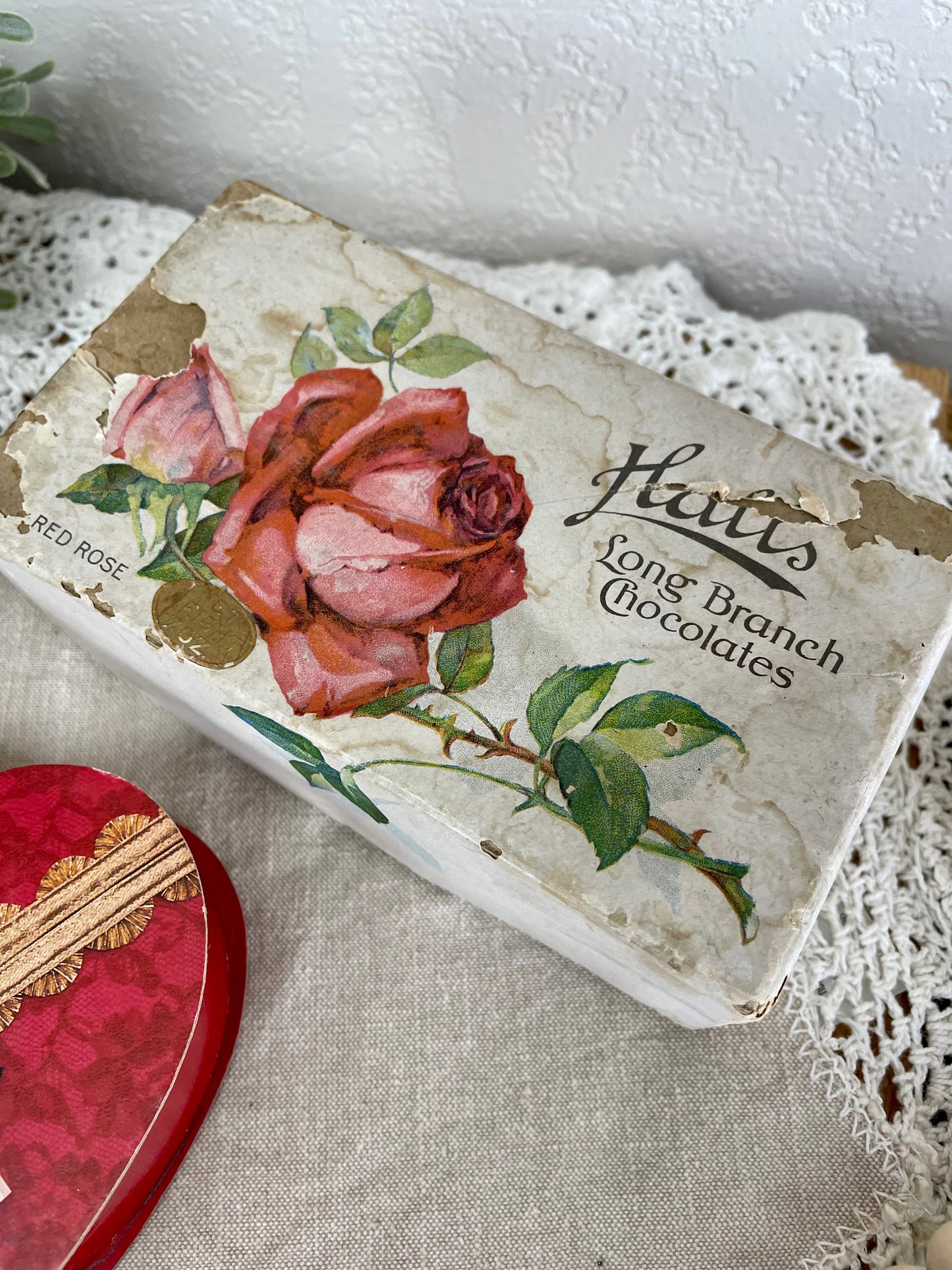 Small Vintage Valentines Candy Box Set