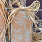 Handmade Reclaimed Light Peach and Beige Pumpkin Set